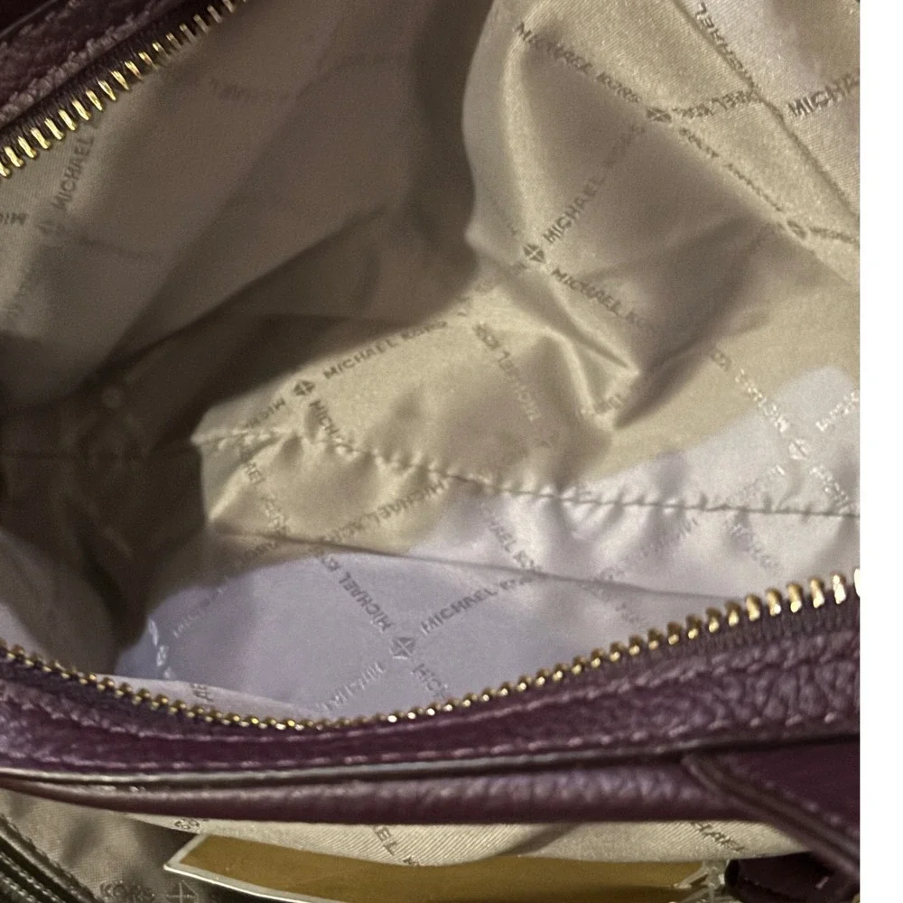 Michael Kors Damson Medium Chain Messenger Leather shoulder Bag 35F8GTTM6L New